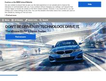 Tablet Screenshot of bmw.ie